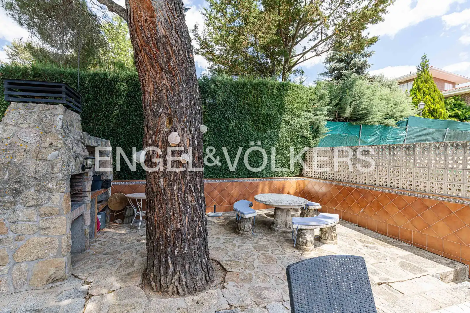 Terrassa de Casa o xalet de lloguer en Becerril de la Sierra amb Aire condicionat, Calefacció i Jardí privat