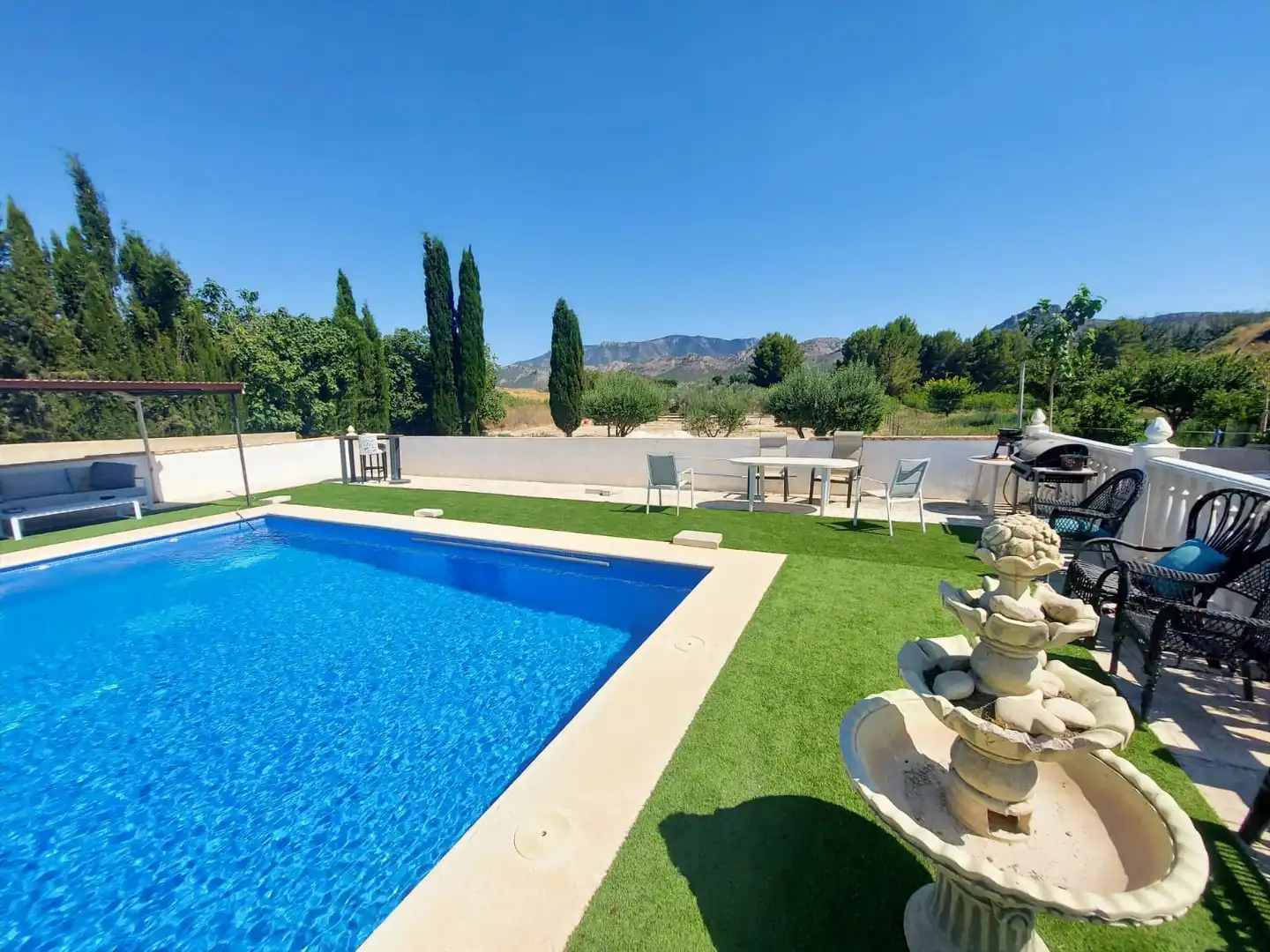 Swimming pool of Country homes for sale in Cieza  with Private garden and Swimming Pool
