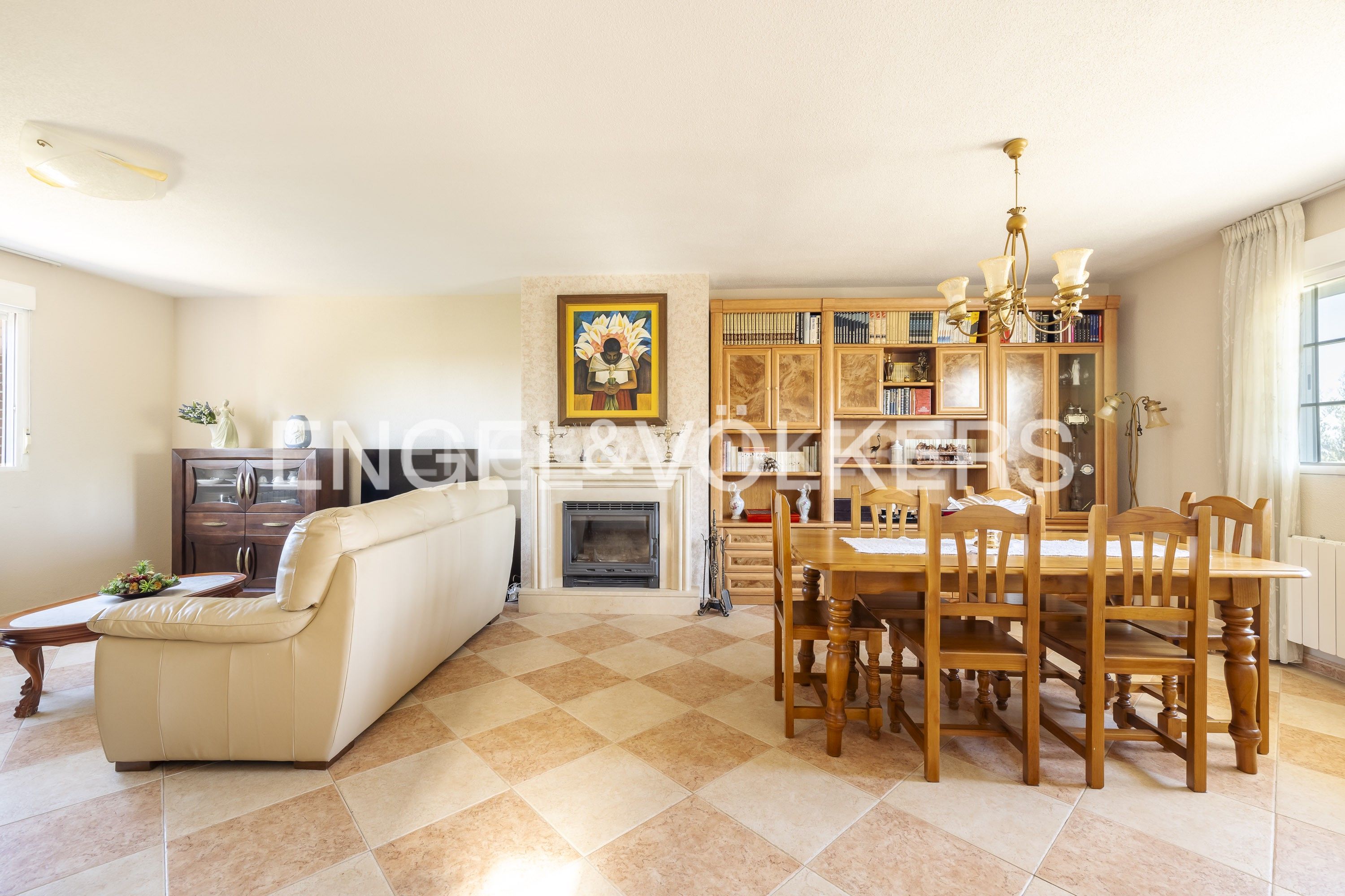 Dining room of House or chalet for sale in El Casar  with Heating, Private garden and Terrace
