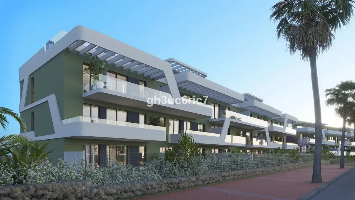 Außenansicht von Wohnungen zum Verkauf in Mijas mit Klimaanlage, Terrasse und Abstellraum