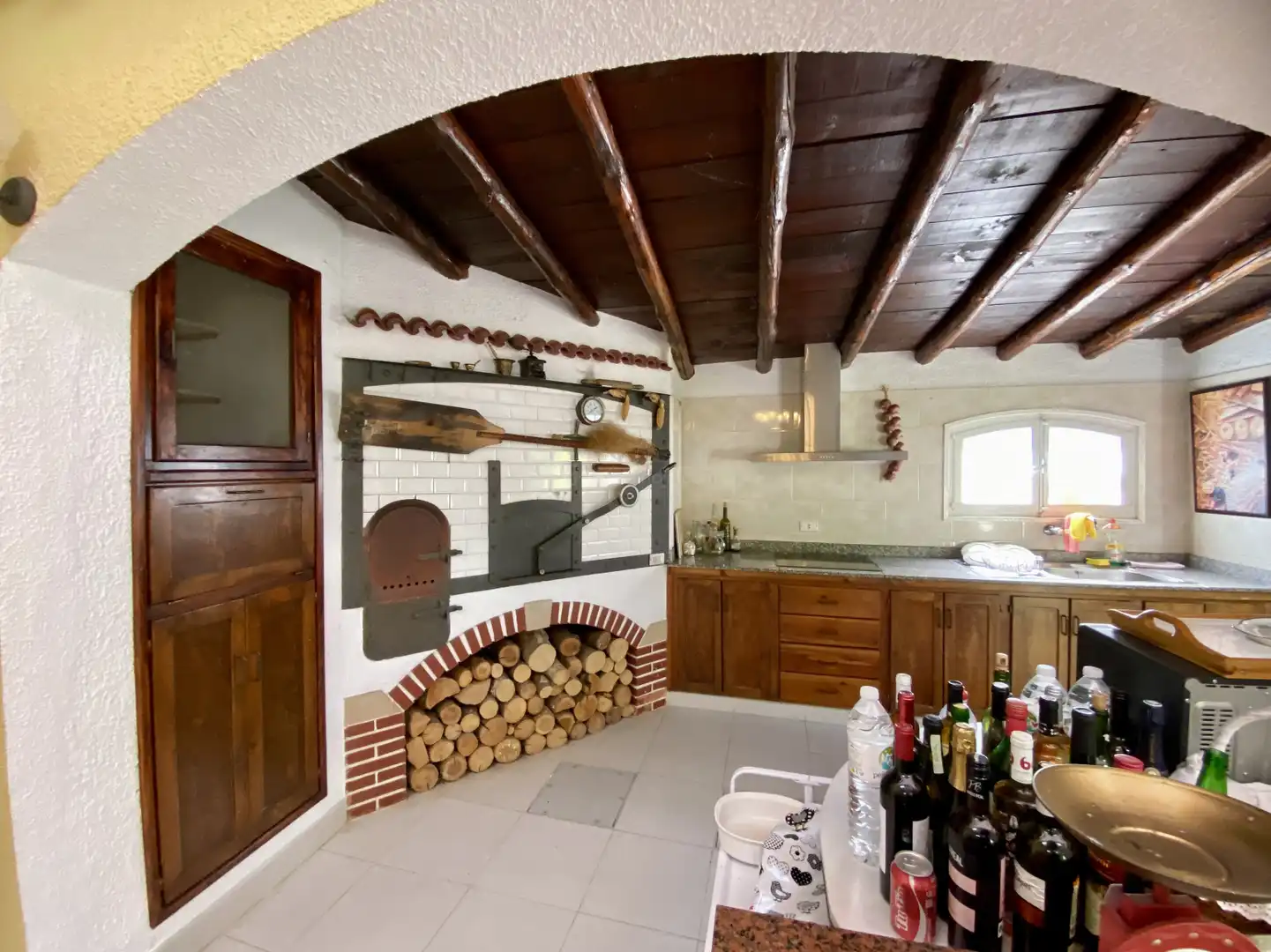 Cuina de Casa o xalet en venda en Nalda amb Calefacció, Jardí privat i Terrassa