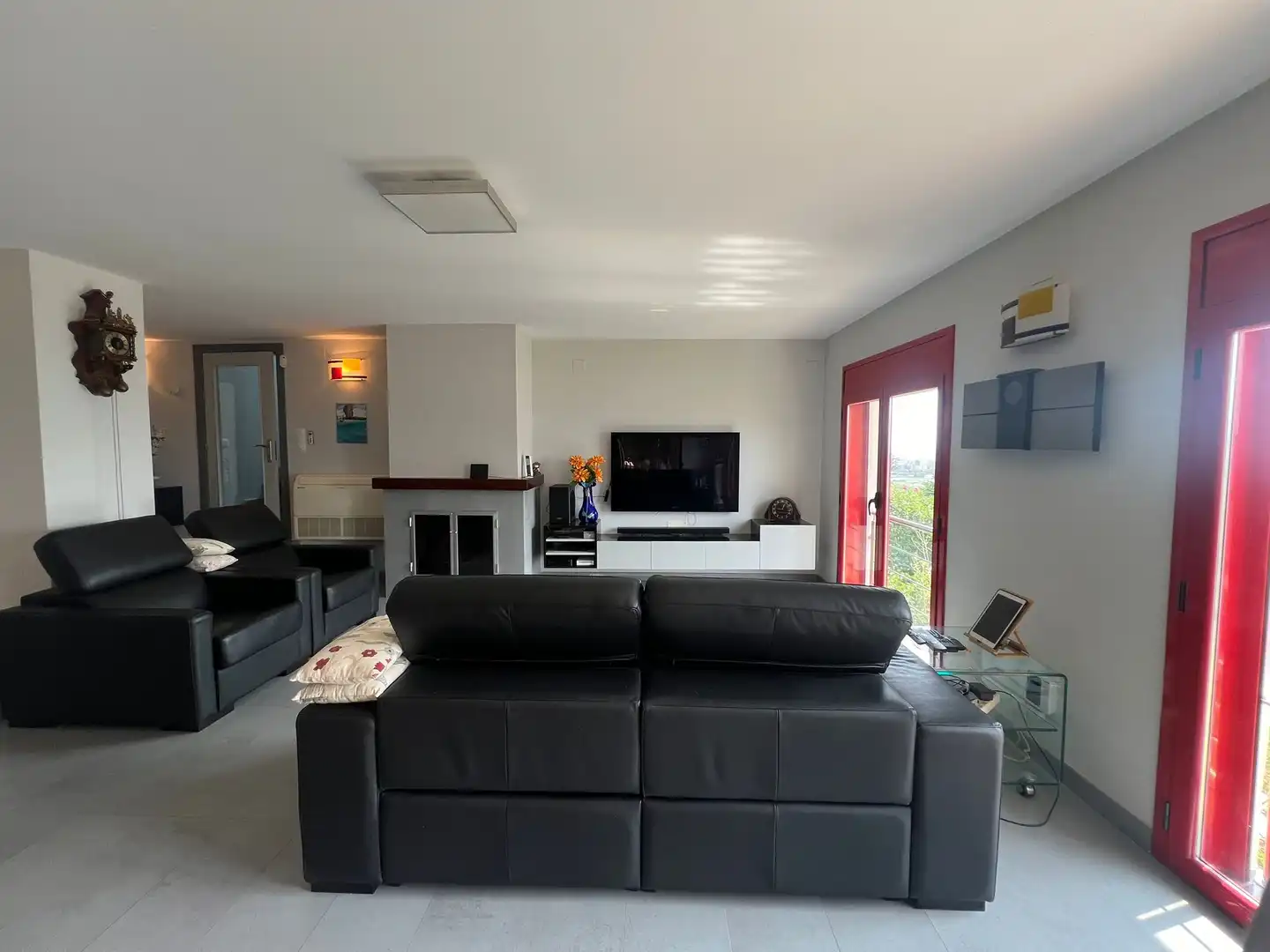 Sala de estar de Casa o chalet en venta en Santa Susanna con Aire acondicionado, Calefacción y Jardín privado