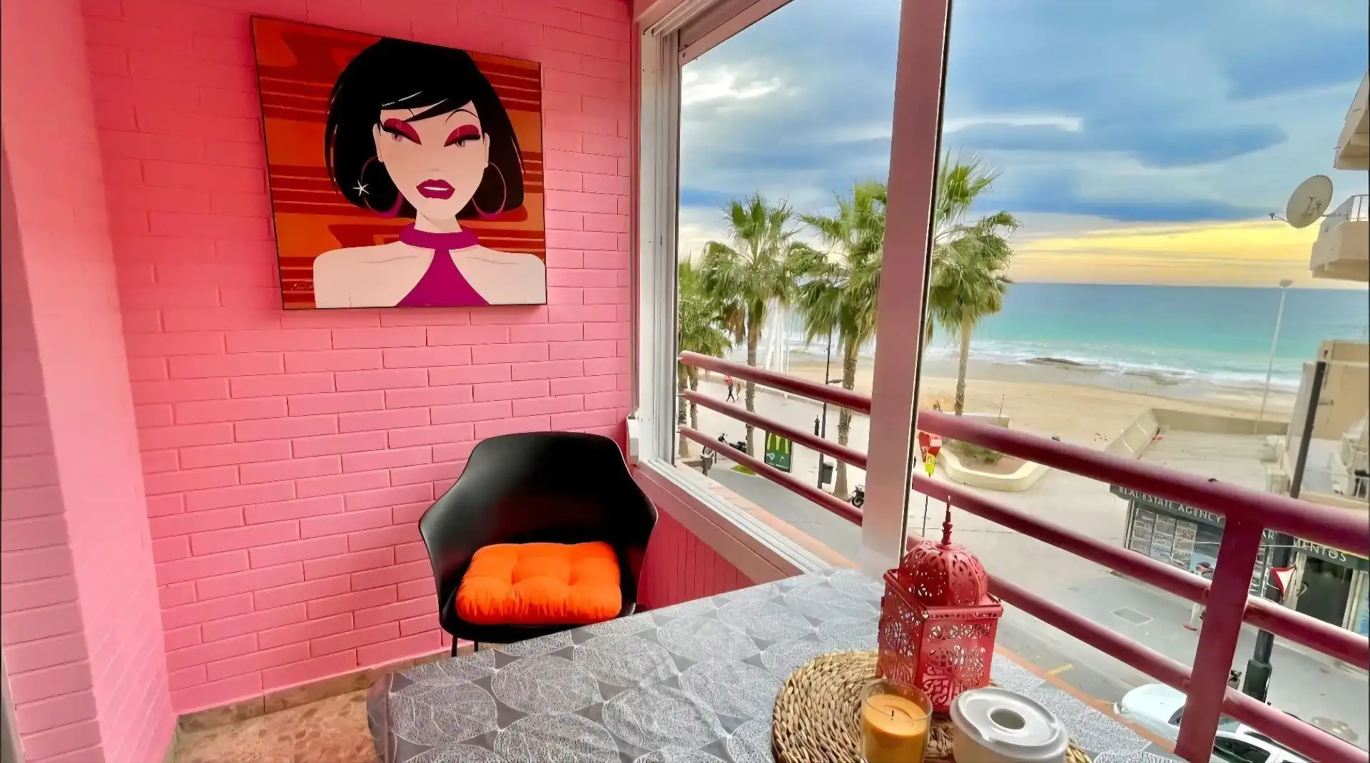 Terrasse von Wohnungen zum Verkauf in Calpe / Calp mit Klimaanlage, Terrasse und Möbliert