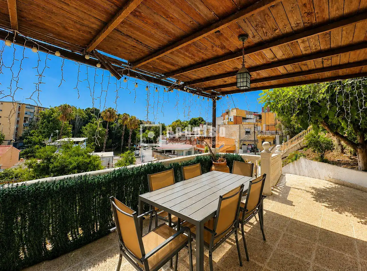 Terrassa de Casa o xalet en venda en Málaga amb Aire condicionat, Calefacció i Jardí privat