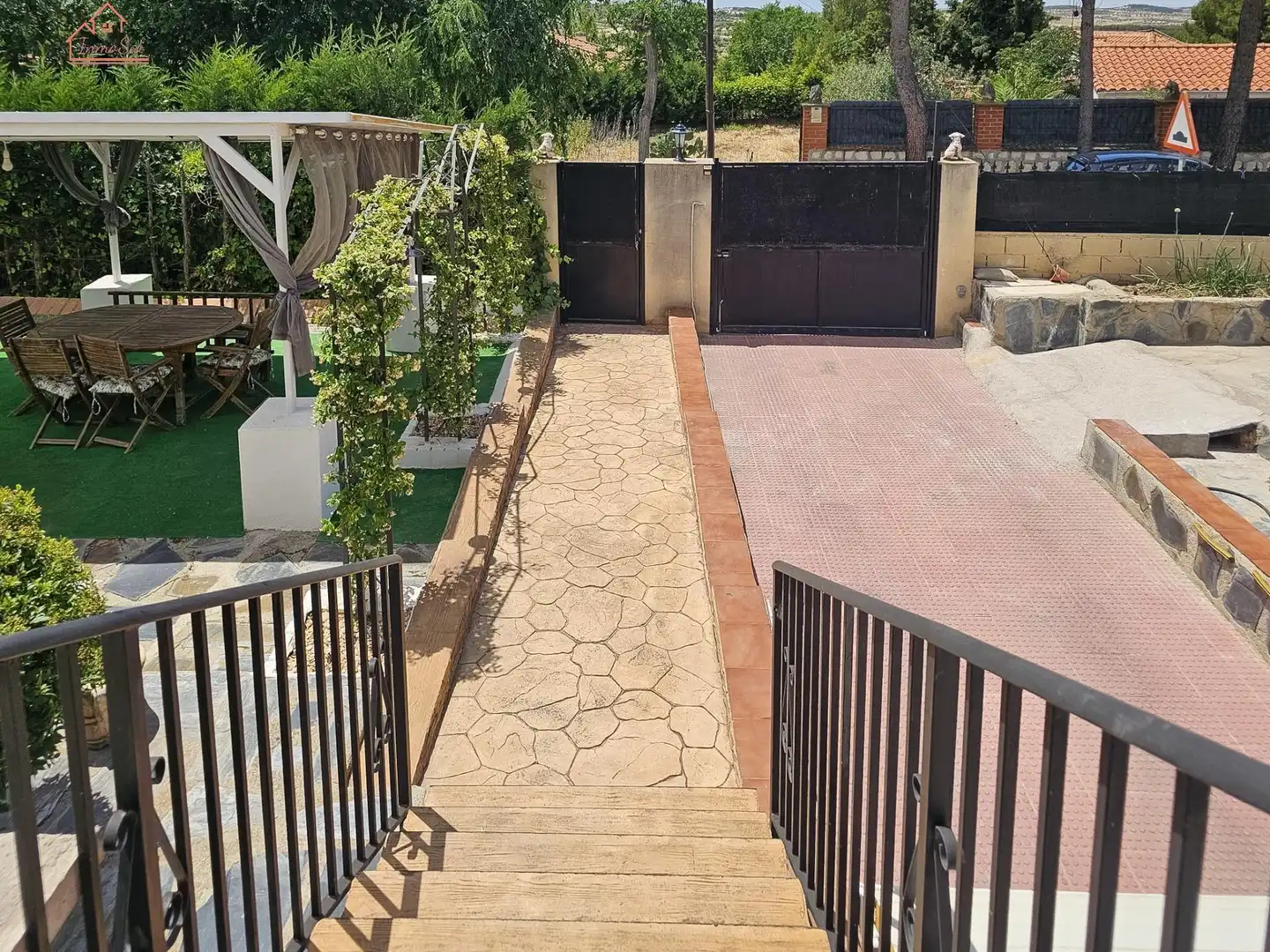 Terrassa de Casa o xalet en venda en Chinchón amb Aire condicionat, Calefacció i Jardí privat
