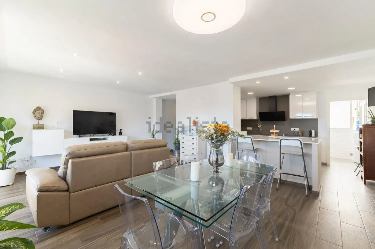 Living room of Attic for sale in  Barcelona Capital  with Heating and Terrace