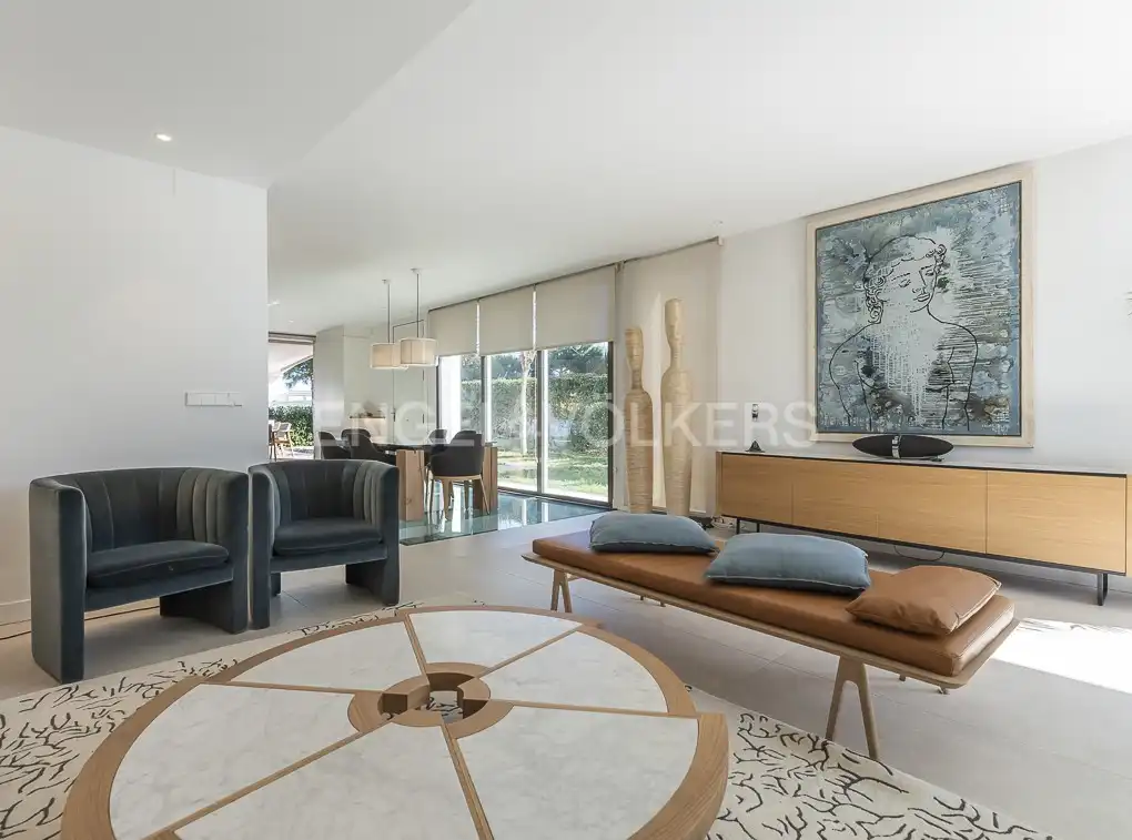 Living room of Detached homes for sale in Gavà  with Air Conditioner, Heating and Private garden
