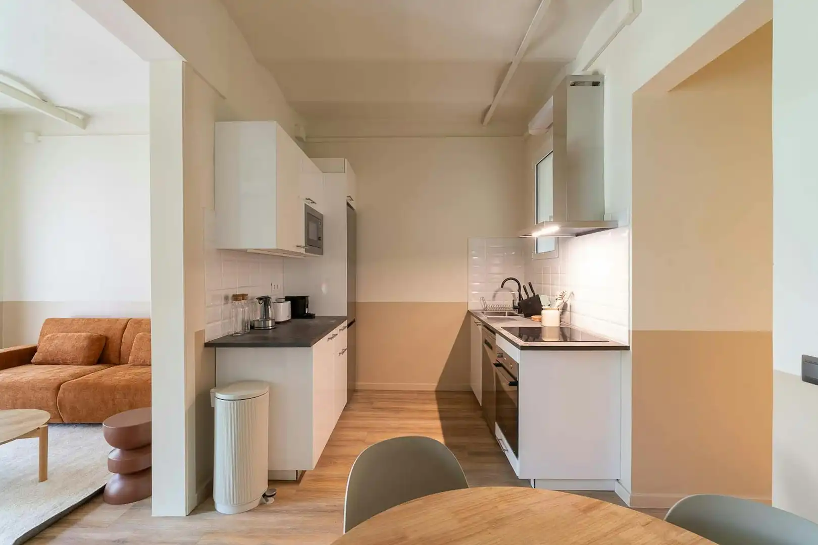 Kitchen of Flat for rent in Barcelona  with Air Conditioner, Heating and Furnished