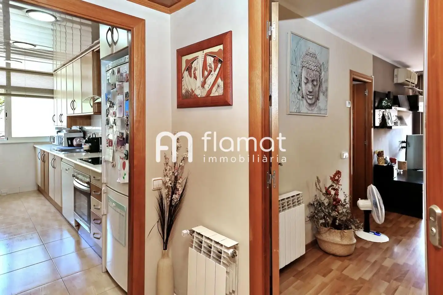 Wohnung zum Verkauf in Badalona mit Klimaanlage, Heizung und Balkon