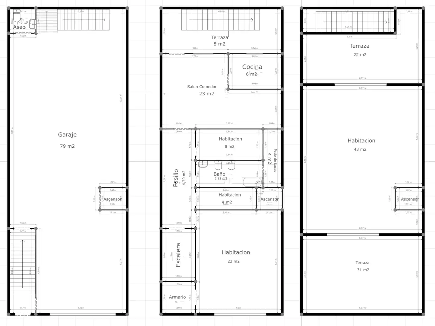 Casa pareada con terraza en venta en Carrer del Doctor Aymerich i Gilabertó, imagen 24