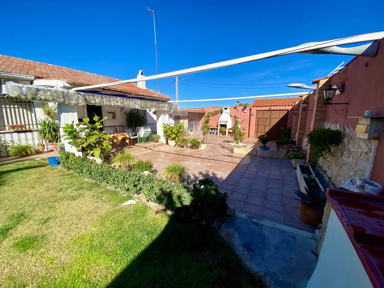 Jardí de Casa adosada en venda en Malagón amb Aire condicionat, Calefacció i Jardí privat