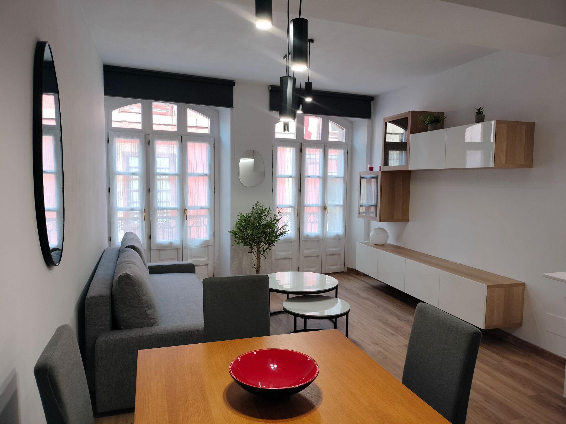 Living room of Apartment to rent in Avilés  with Heating, Parquet flooring and Terrace