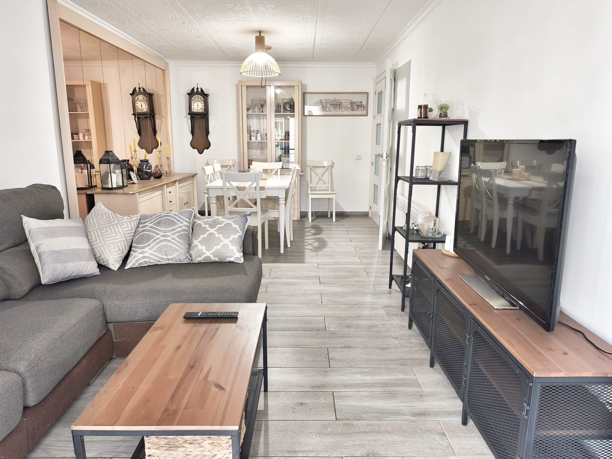 Sala de estar de Piso en venta en Lloret de Mar con Calefacción, Trastero y Amueblado