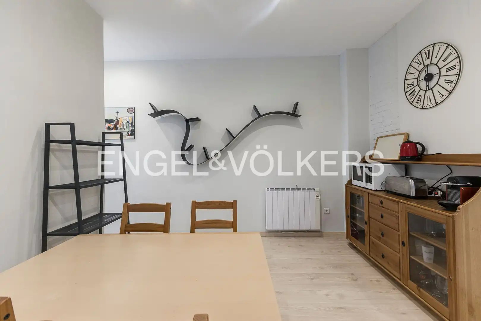 Dining room of Flat for rent in Barcelona  with Air Conditioner, Heating and Parquet flooring