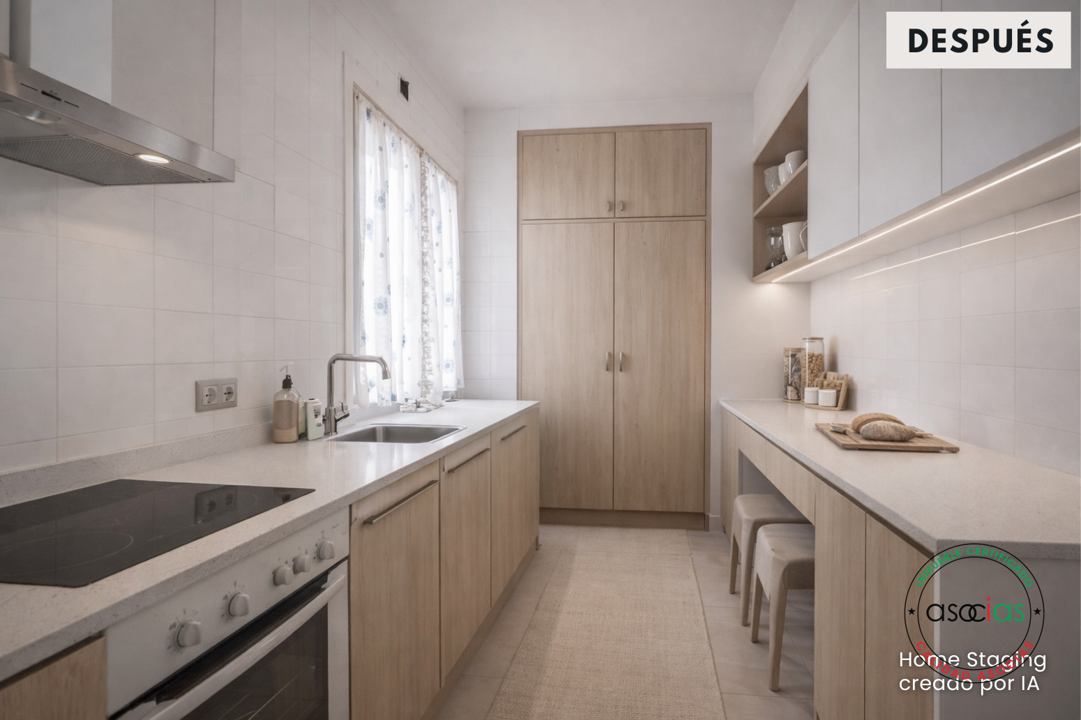 Cuina de Pis en venda en Gijón  amb Balcó