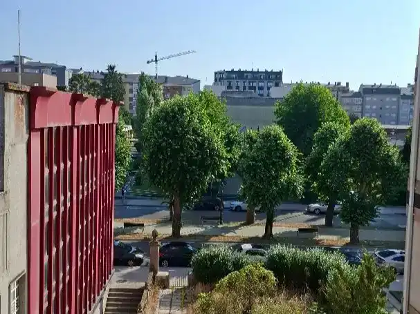 Vista exterior de Pis en venda en Lugo amb Jardí privat, Parquet i Traster