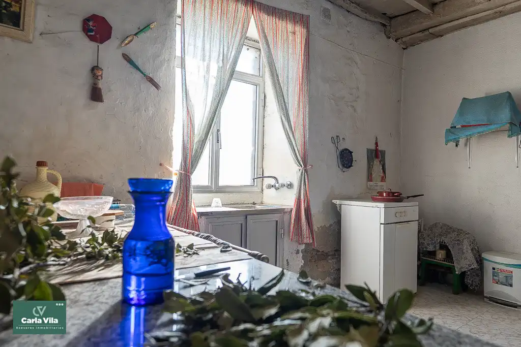 Cocina de Finca rústica en venta en Lugo con Jardín privado, Horno y Balcón