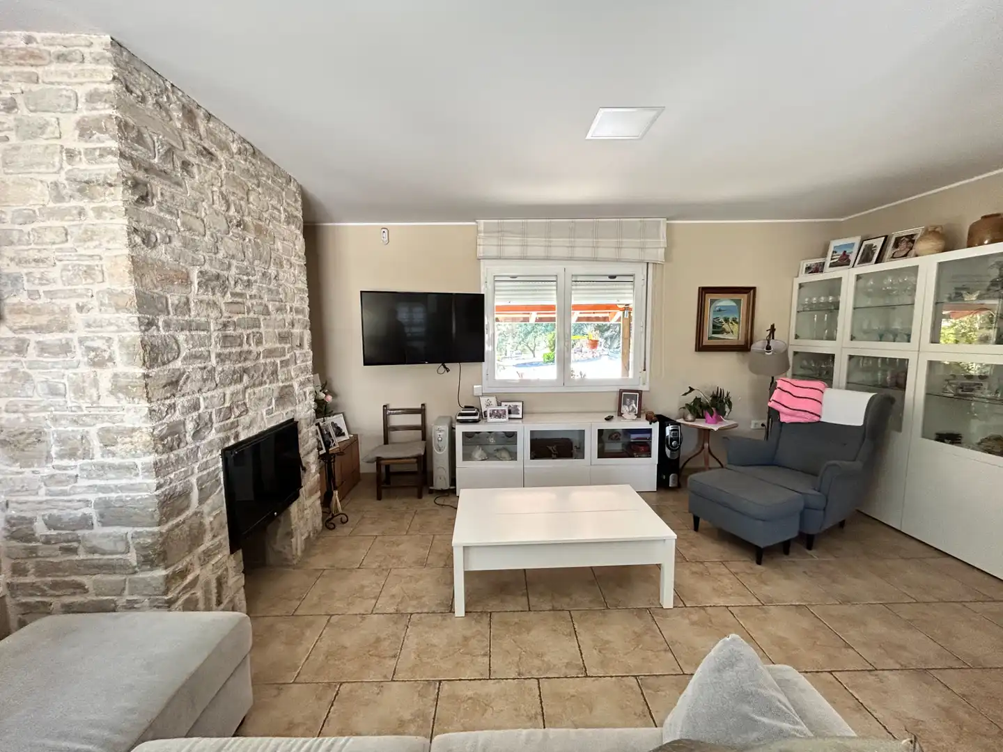 Sala de estar de Casa o chalet en venta en Valls con Aire acondicionado, Jardín privado y Terraza
