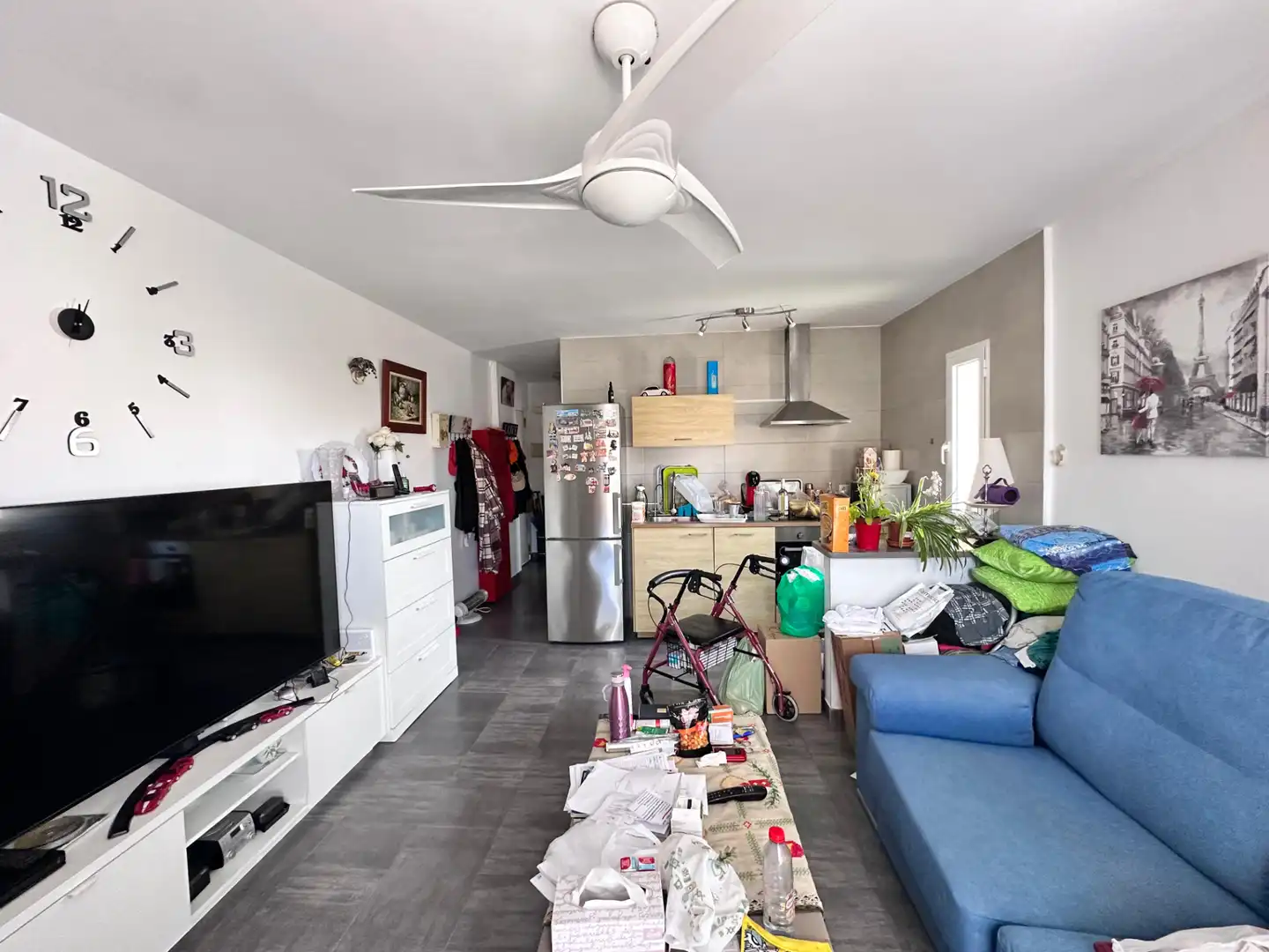 Sala de estar de Apartamento en venta en Benalmádena con Aire acondicionado, Terraza y Amueblado