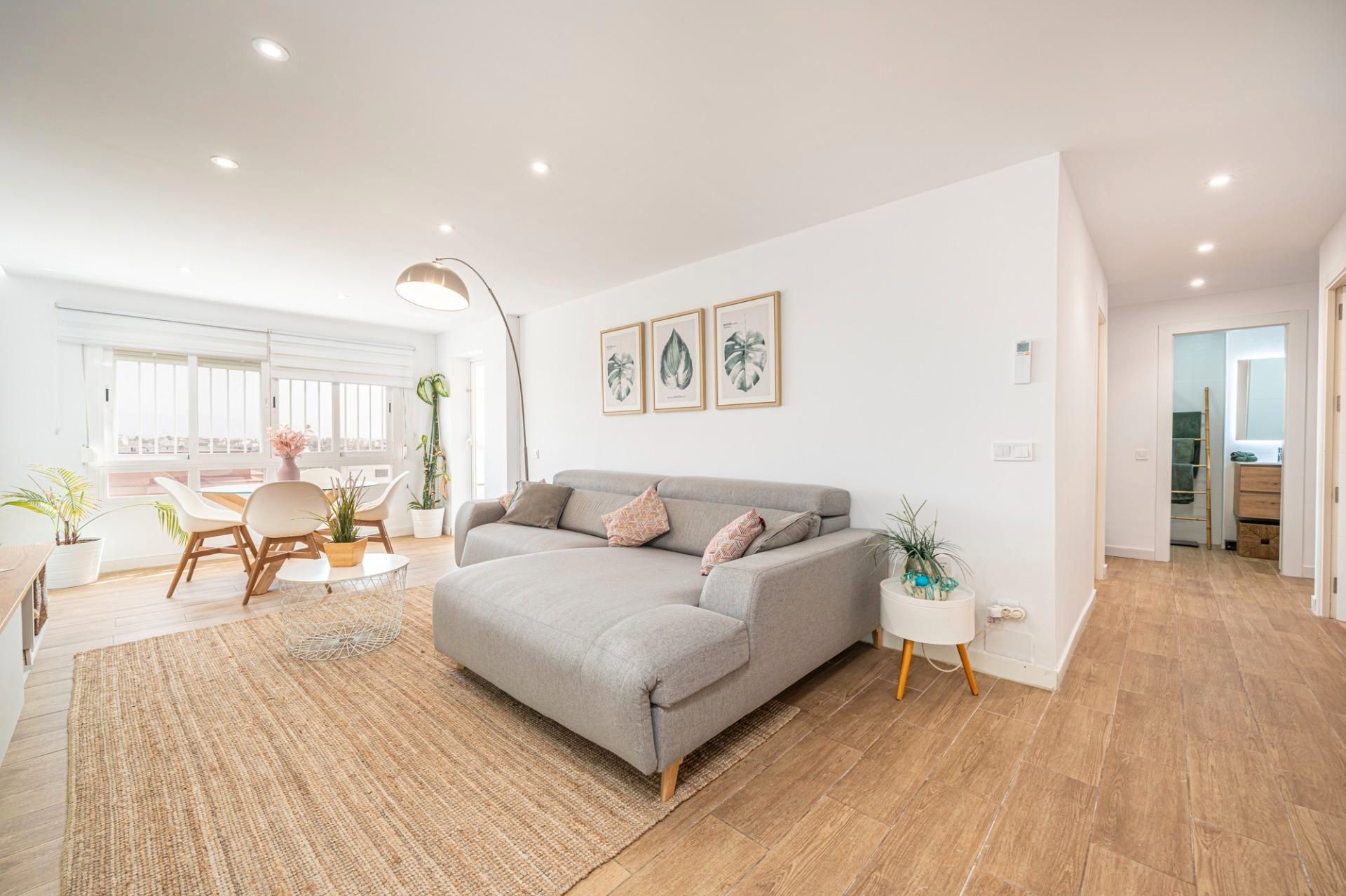 Sala d'estar de Pis en venda en  Palma de Mallorca amb Aire condicionat, Terrassa i Balcó