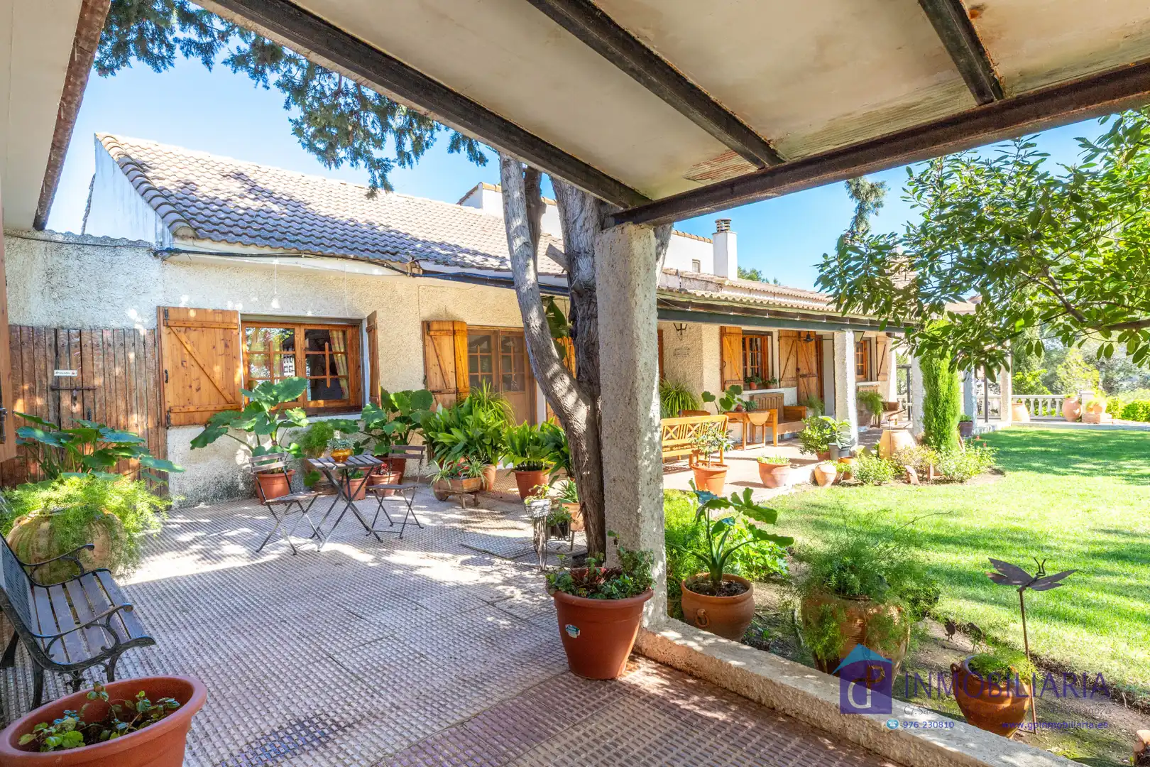 Jardín de Casa o chalet en venta en Quinto con Aire acondicionado, Calefacción y Jardín privado