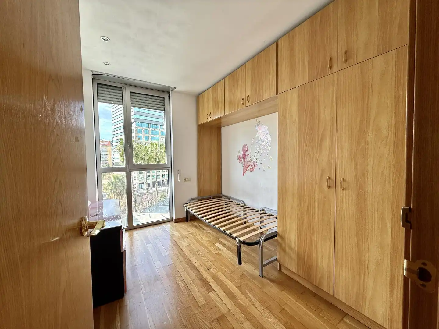 Schlafzimmer von Wohnung zum Verkauf in Barcelona mit Heizung und Parkett