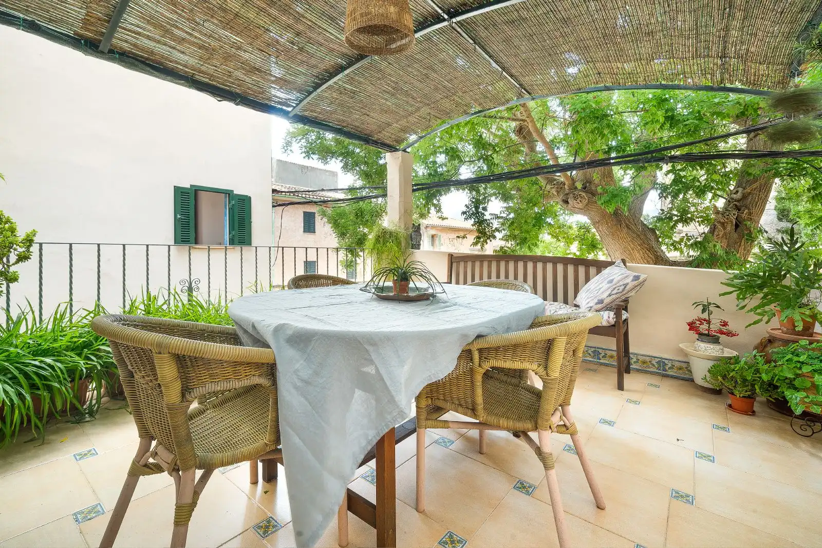 Terrassa de Casa adosada en venda en Pollença amb Aire condicionat, Calefacció i Jardí privat