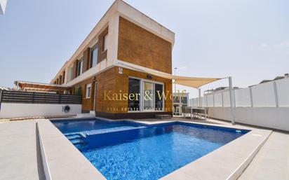 Swimming pool of House or chalet for sale in Santa Pola  with Air Conditioner, Terrace and Storage room