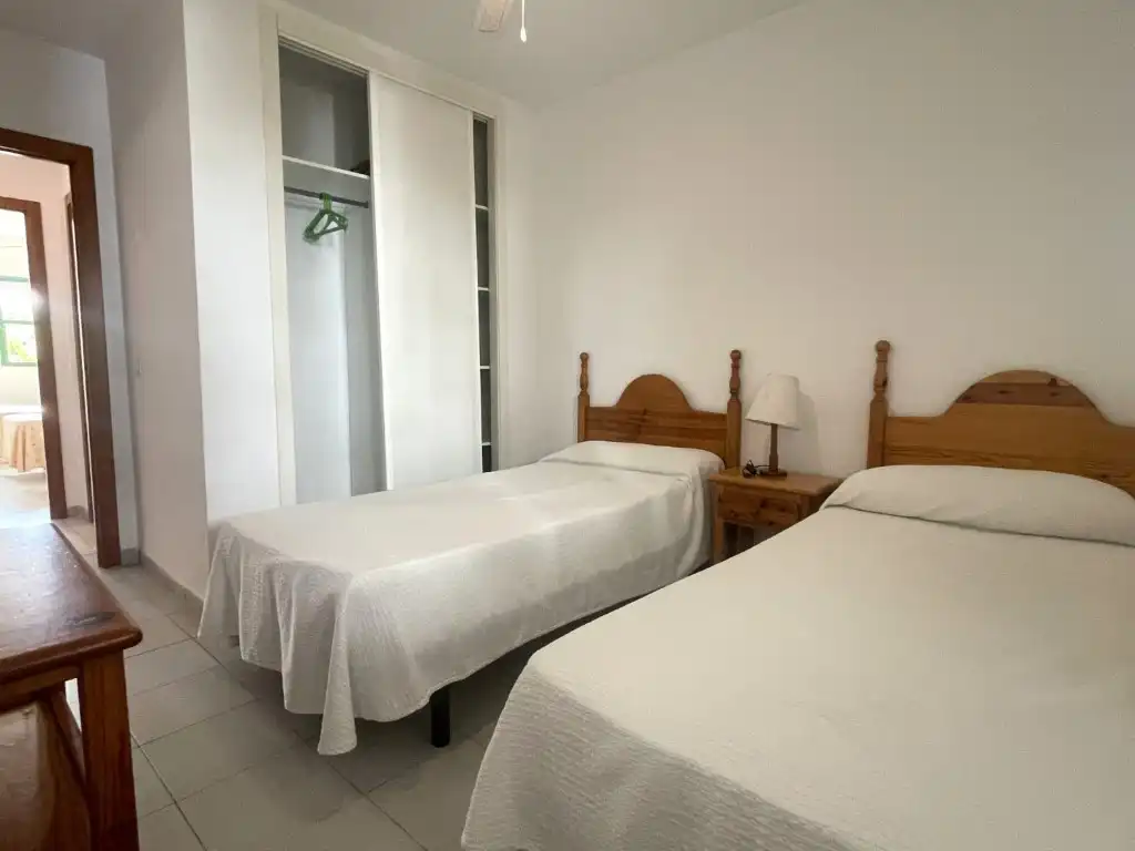 Bedroom of Apartments for sale in Vera  with Air Conditioner, Terrace and Furnished