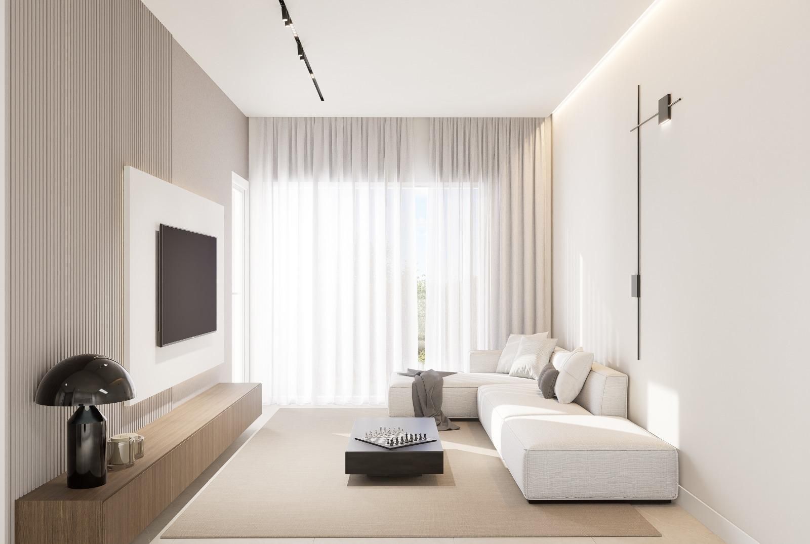 Wohnzimmer von Wohnung zum verkauf in Castalla mit Heizung und Balkon