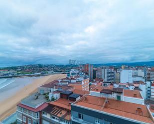 Vista exterior de Pis de lloguer en Gijón  amb Terrassa