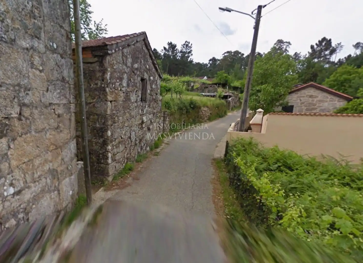 Vista exterior de Casa o chalet en venta en Crecente con Jardín privado