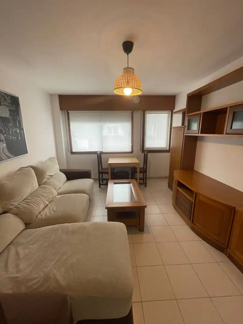 Sala de estar de Piso de alquiler en Culleredo con Parquet, Amueblado y Horno