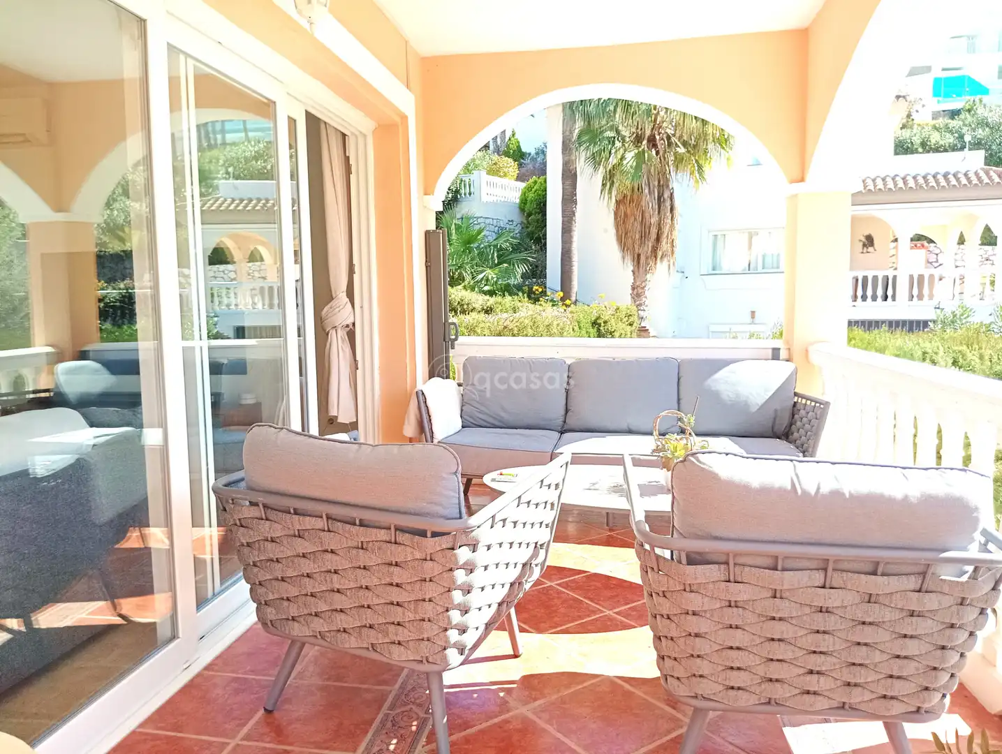 Terrassa de Casa o xalet en venda en Benalmádena amb Aire condicionat, Calefacció i Jardí privat