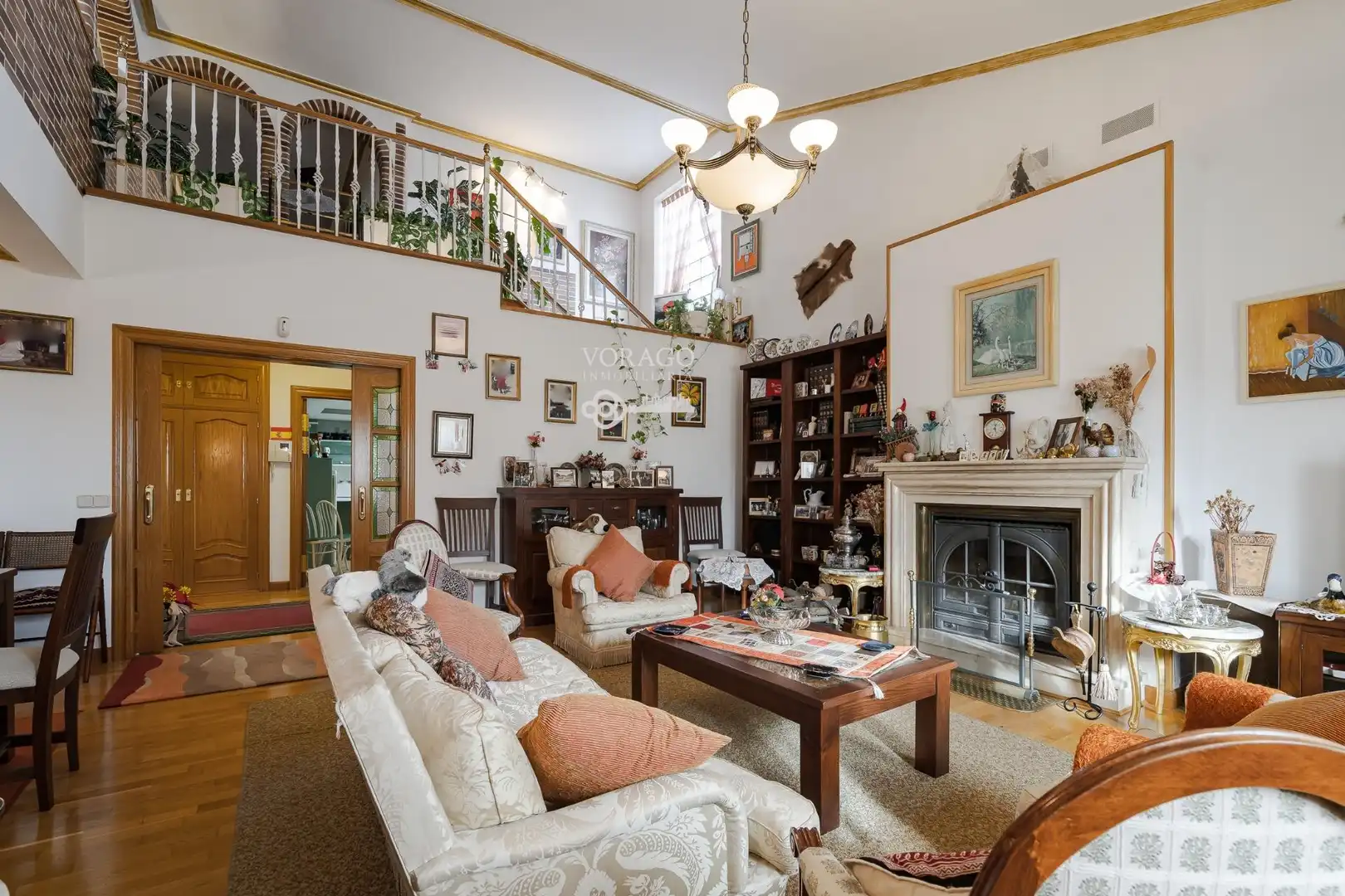 Sala de estar de Casa o chalet en venta en Villanueva de la Torre con Calefacción, Jardín privado y Terraza