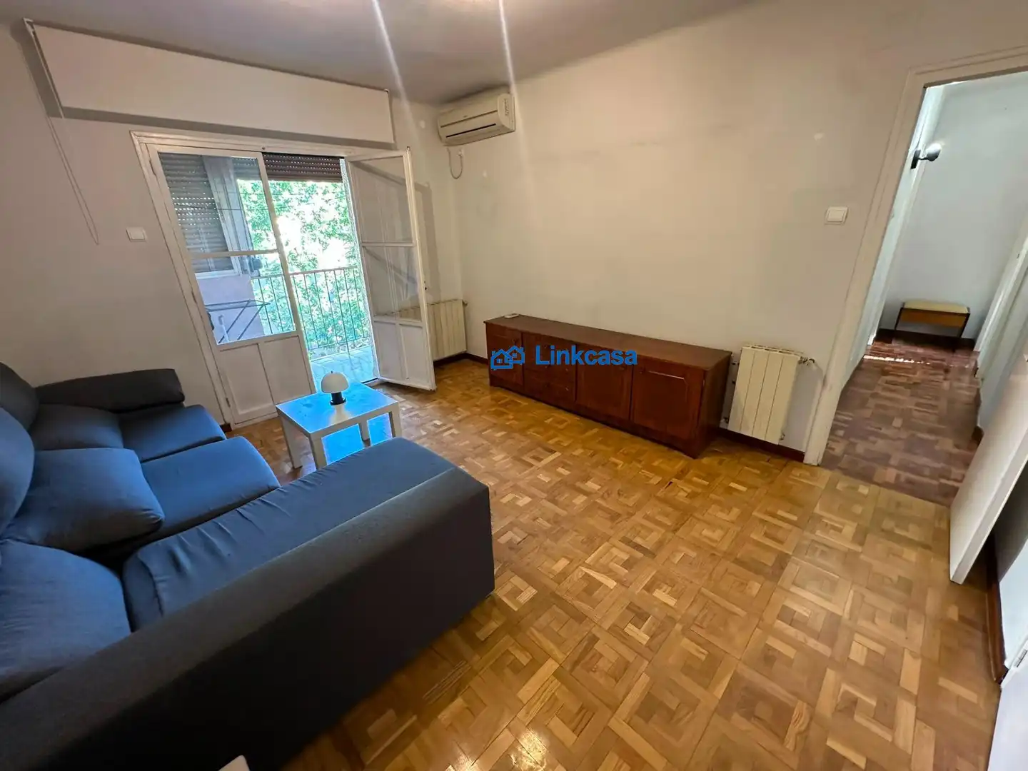 Sala de estar de Piso en venta en Madrid con Calefacción, Parquet y Terraza