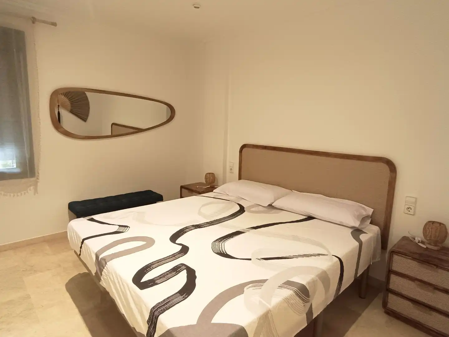 Habitación de Apartamento de alquiler en Jávea / Xàbia con Aire acondicionado, Calefacción y Jardín privado