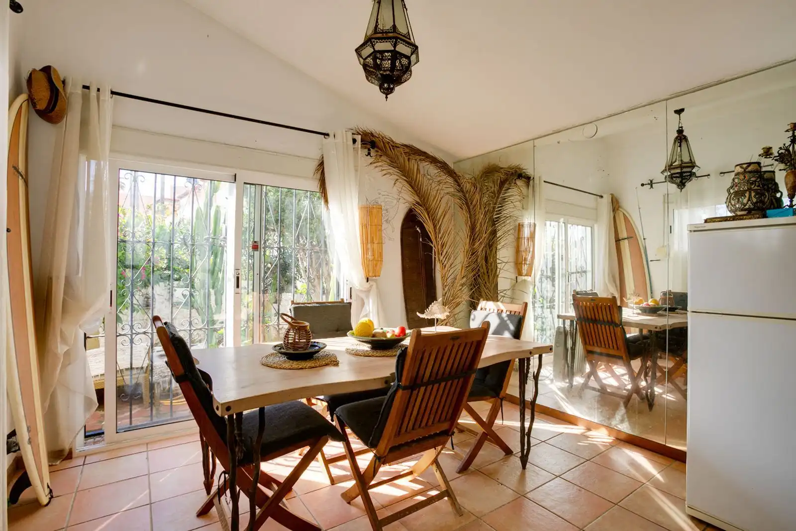 Dining room of Houses for sale in Estepona  with Air Conditioner, Private garden and Terrace