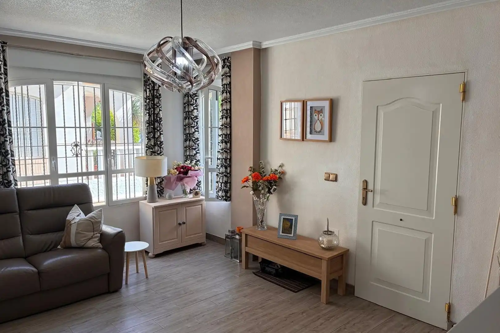 Wohnzimmer von Haus zur Miete in Orihuela mit Klimaanlage, Heizung und Privatgarten