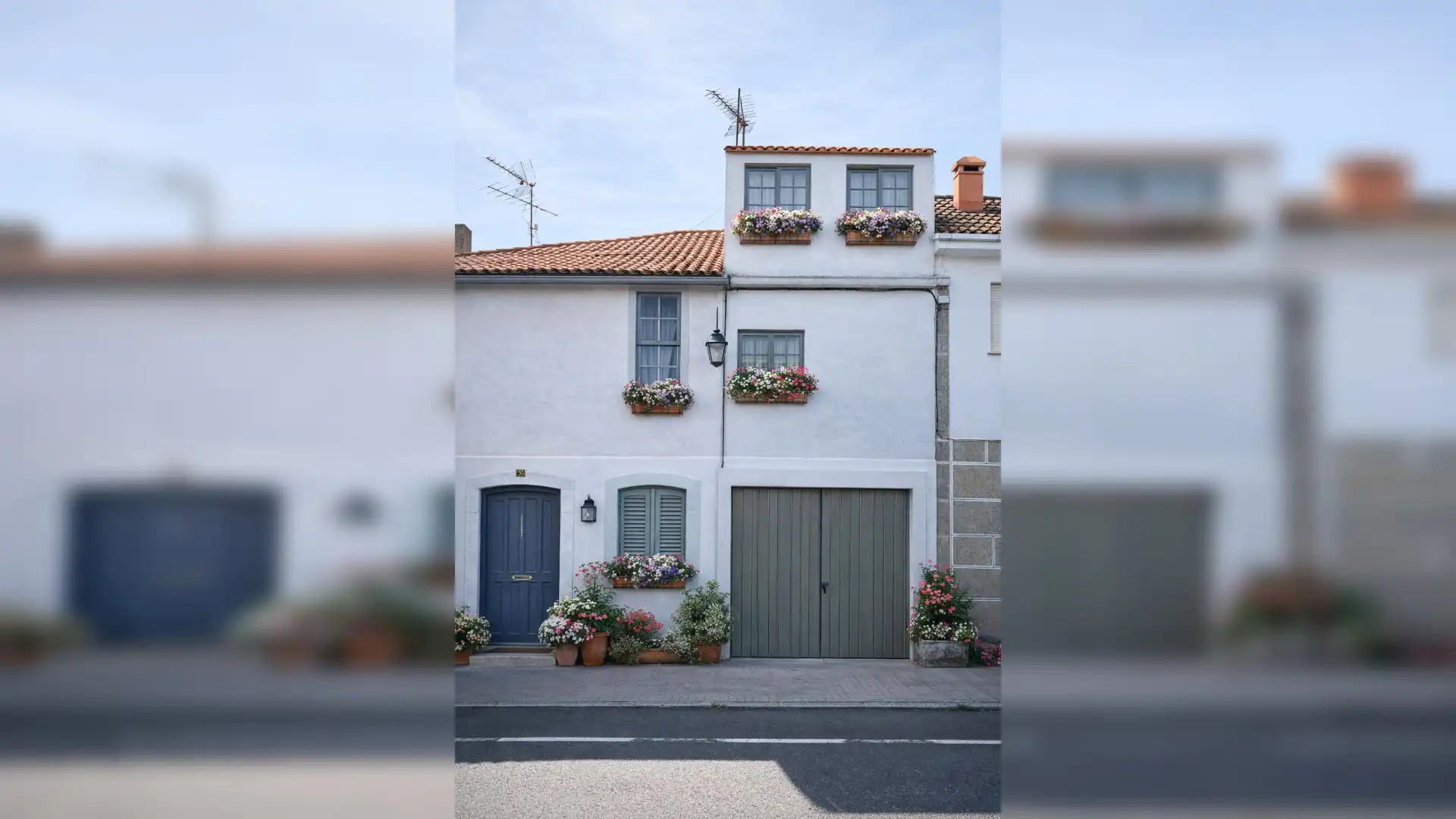 Vista exterior de Casa adosada en venda en A Pobra de Trives  amb Moblat, Rentadora i Microones