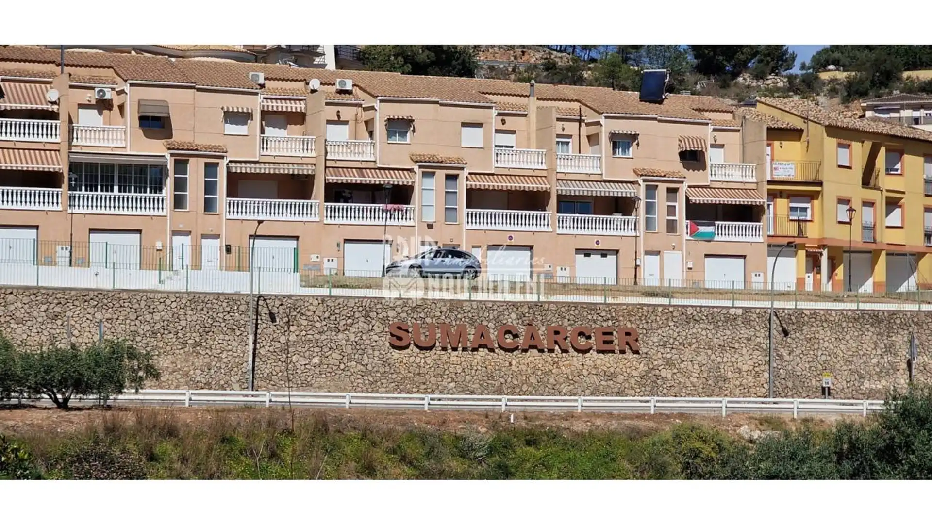 Exterior view of Single-family semi-detached for sale in Sumacàrcer  with Air Conditioner, Private garden and Terrace