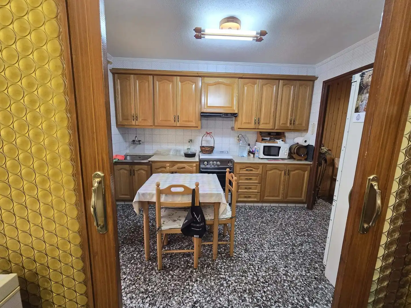 Kitchen of Flat for sale in Elche / Elx  with Air Conditioner and Balcony