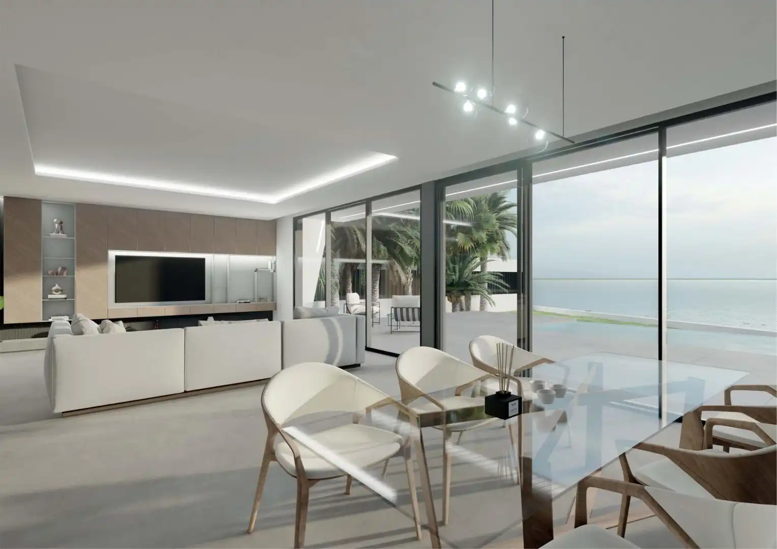 Sala de estar de Casa o chalet en venta en Cullera con Aire acondicionado, Jardín privado y Terraza