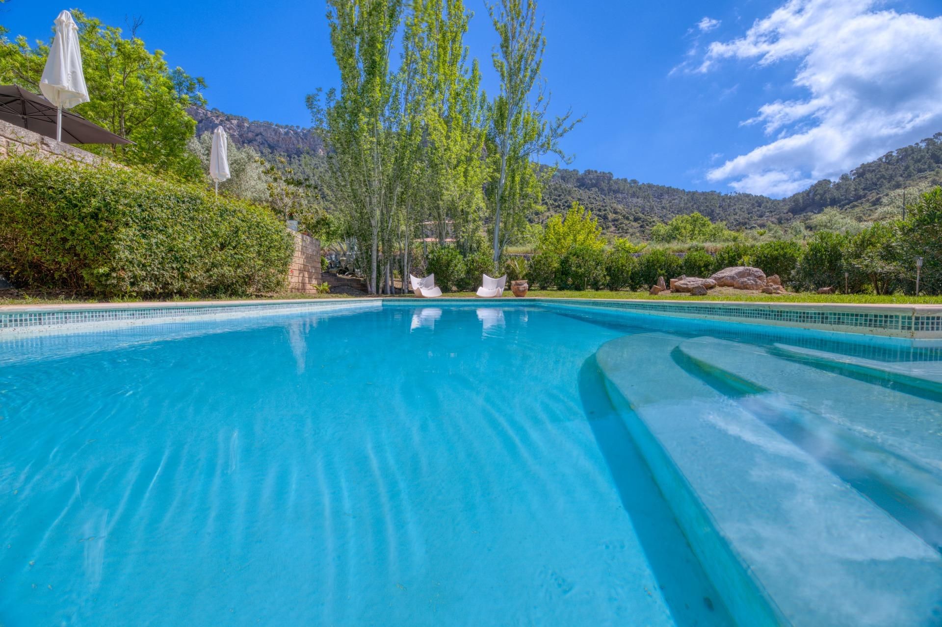 Swimming pool of House or chalet for sale in Esporles  with Air Conditioner, Private garden and Terrace