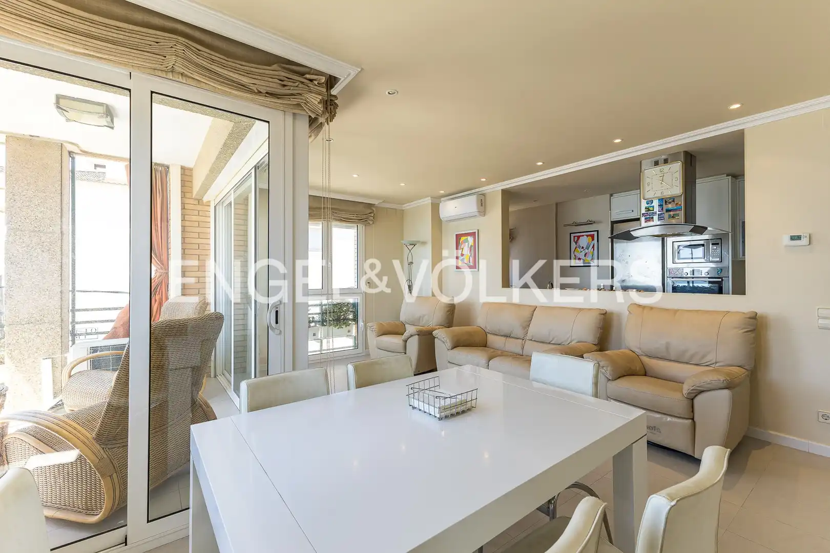 Comedor de Piso de alquiler en Cubelles con Aire acondicionado, Calefacción y Terraza