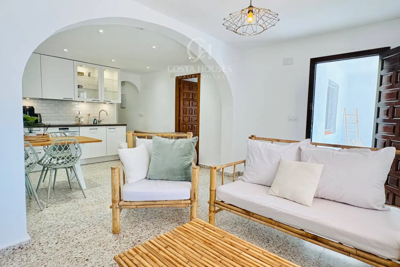 Sala de estar de Casa o chalet en venta en Benissa con Aire acondicionado, Calefacción y Jardín privado