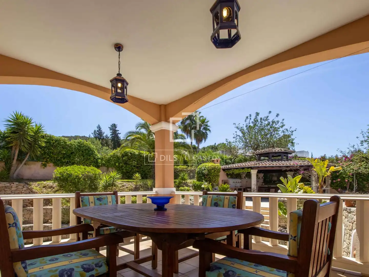 Terraza de Casa o chalet en venta en Santa Eulària des Riu con Aire acondicionado, Calefacción y Jardín privado