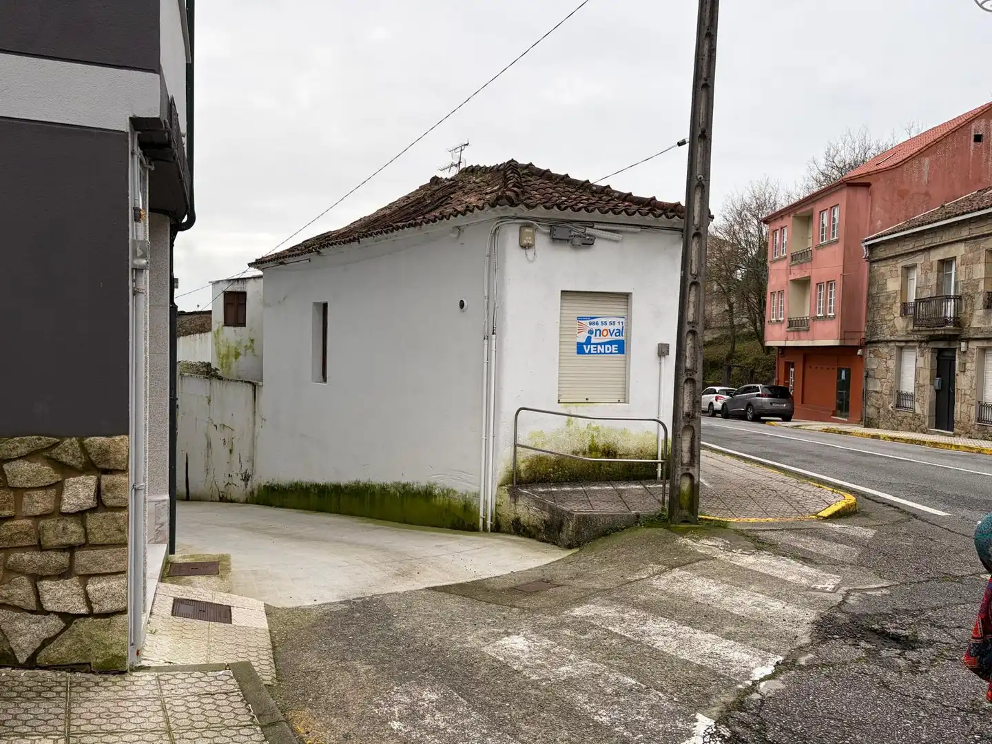 Vista exterior de Casa o chalet en venta en Boiro con Amueblado