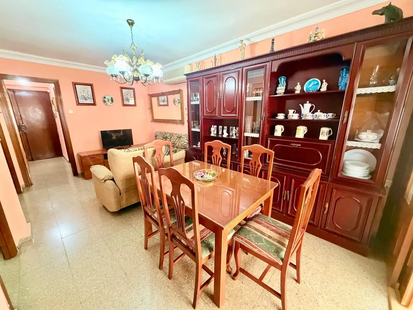 Esszimmer von Wohnung zur Miete in Málaga mit Klimaanlage, Heizung und Terrasse