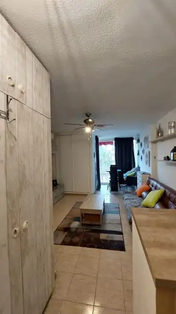 Sala d'estar de Estudi en venda en Benalmádena amb Aire condicionat, Terrassa i Moblat